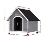 Outdoor Weatherproof XL Large Dog House for Puppies and Pets - Image 3